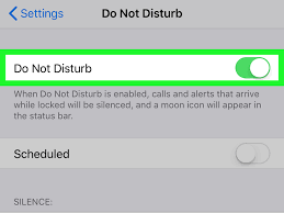 Do-Not-Disturb-Mode